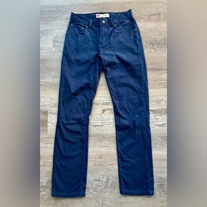 Levis 511 Jeans Womens Size 16 Slim Blue Mid Rise Straight Stretch Casual 28x30